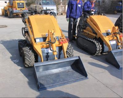 China tracked kohler engine 23hp mini skid steer loader 0.2cbm for sale