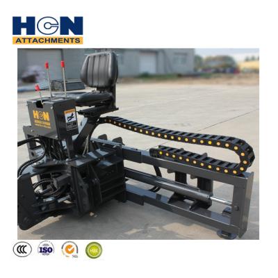 China Q345b HCN Brand Mini Tractors With Front End Loader Attachment Backhoe for sale