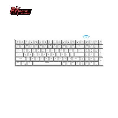 China Kludge RK100 Gamer Gaming RGB Hotswappable Royal White Backlit Hot Swapable Mechanical Keyboard RK 100 Keyboard Phone for sale