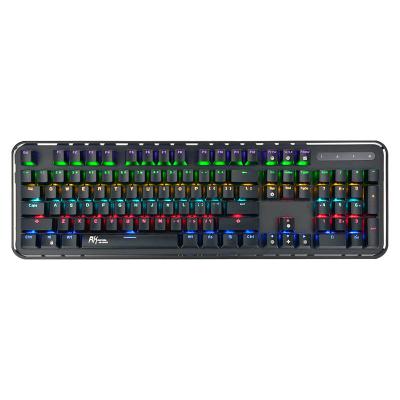 China Radio Most Design Switches LED Mechanical Backlit Keys Wired 104 Key Gamer Gaming Mechanical Keyboard for sale