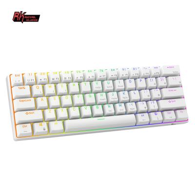 China Kludge RK 61 Wireless Royal Gaming Key 60% Hot Swap Cherry Mac Rgb Rk 61 Mechanical Keyboard Keyboards for sale