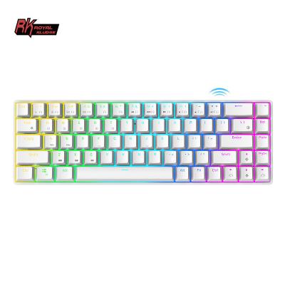 China CK98 Anti-ghosting phone raccoon midi usb gamer Kludge RK68 RK855 mecnico royal tastatur tastatur gaming mechanical keyboard gaming steelseries switch for sale