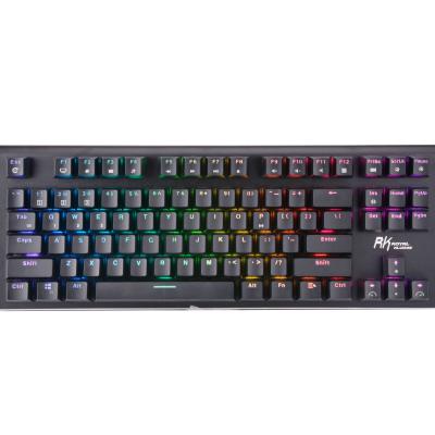 China K87f Custom Wired/Wireless Layout Gaming Keyboard Customized Spanish Led Layout Gaming Keyboard Multimedia Desktop Gaming Keyboard for sale