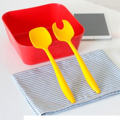 China China Viable Free Sample Reusable Plastic Spoon And Fork Material Salad Spoon And Fork Set Kitchen Plastic Cutlery Wholesale for sale