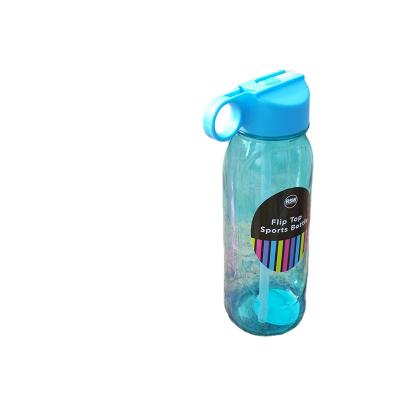 China Viable Free Samples Sports Creative Bottle Outdoor Travel With Plastic Water Bottle Handle Children PET Water Sport Bottle for sale