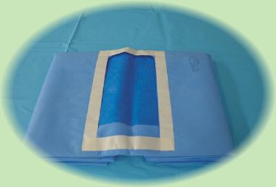 Κίνα Blue Sms Three Layers Ce Sterile Disposable Surgical Drapes For Hospital Clinic προς πώληση