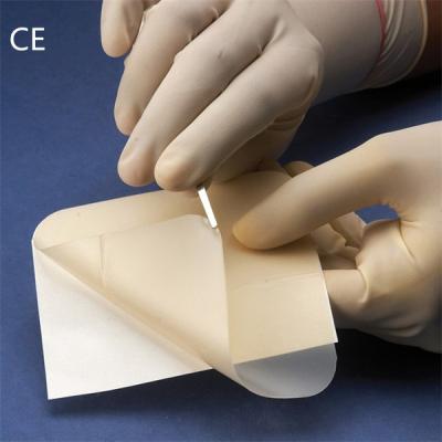 China Latex Free Adhesive Hydrocolloid Wound Dressing Sterilization CMC Yellow for sale