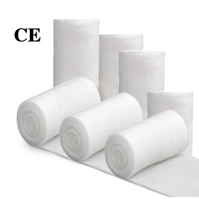 Chine Petit pain d'habillage adhésif antimicrobien respirable Gauze Roll Nonwoven chirurgical à vendre