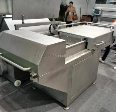 China Full automatic meat processing equipment 304 stainless steel frzoen meat processing line, meat slicer, conveyor, grinder for sale