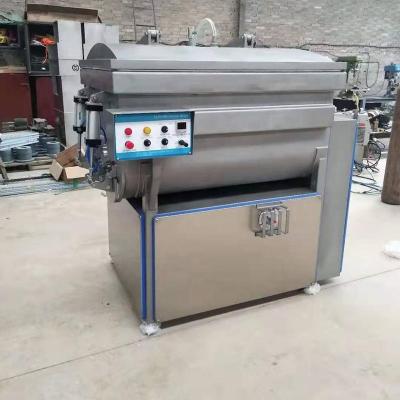 China Meat Processing Industrial High Productivity Commercial Sausage Vacuum Meat Mixer for sale