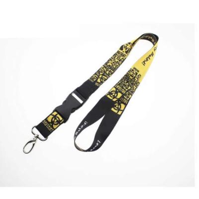 China Custom Woven Logo Polyester Lanyards with Badge Card Holder for sale