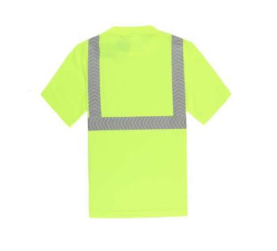 China Reflective Safety Hi Vis Polo Shirt OEM breathable quick dry short sleeve work wear unisex heat sublimation printed for sale