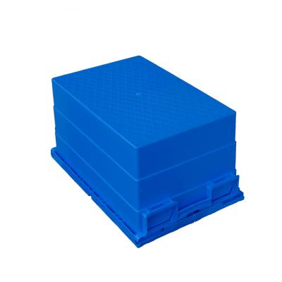 China Solid Plastic Box Large Capacity Logistics Turnover Container Sealed Lid PP Box Solid Swap Boxes for sale