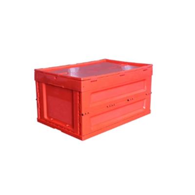 China Collapsible Collapsible Stackable Plastic Collapsible Crates For Office Organization for sale