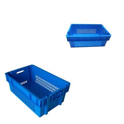 China Vegetable Transport Use Recyclable Plastic Fruit And Tomato Crate For Storage for sale