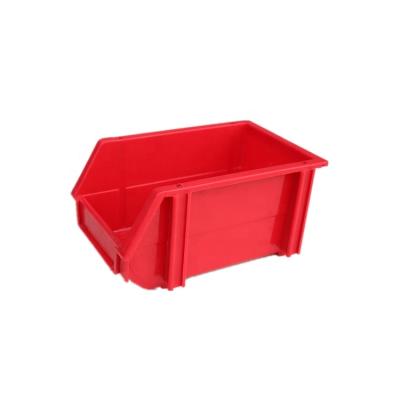 China Plastic Storage Bin Stocked Work Plastic Bin Hanging Stacking Containers for sale