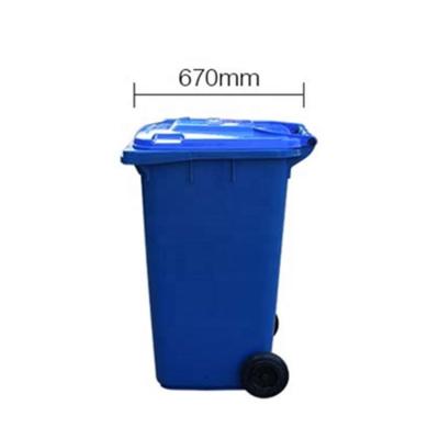 China Viable Outdoor UV Resistance Heavy Duty Plastic Trash Bin, Plastic Bin For 240L, 120L for sale