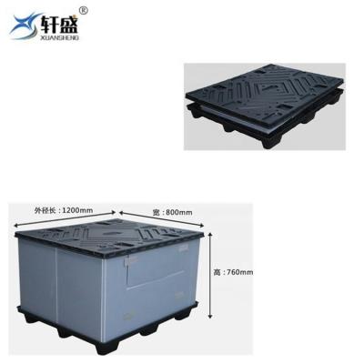 China Large Volume Warehouse / Container Electronics Product Industry Folding Pallet Box for sale