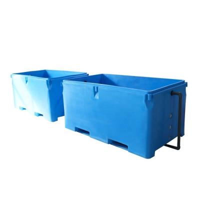 China PE+PU Plastic Fish Container From Top Manufacturer Of Seafood Shipping Box for sale