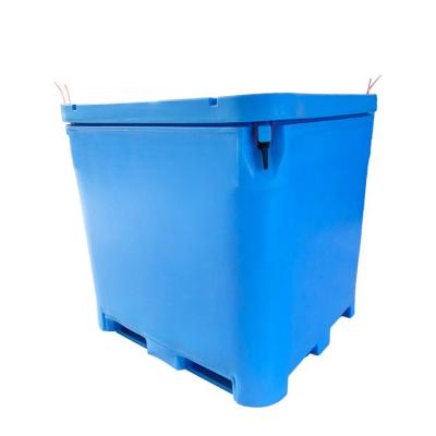 China LLDPE+PU Wholesale Frozen Seafood Container Seafood Packaging Transport Box for sale