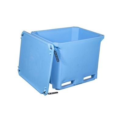 China PE Customize Rotomoulding Insulated Plastic Fish Container Fish Bins for sale