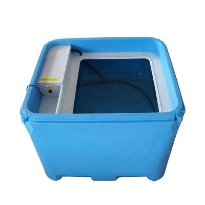 China Best LLDPE+PU type of fish coolstorage plastic container for sale indoor fish pond seafood freezer box for sale