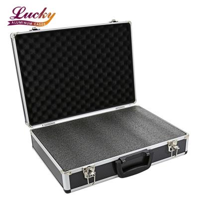 China Factory direct sale waterproof shockproof dustproof aluminum hard case universal empty microphone case with foam inserts for sale