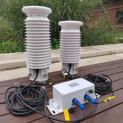 China Compact BGT Automatisch weerstation voor temperatuurvochtigheid CO SO2 NO2 O3 PM2.5 PM10 Te koop