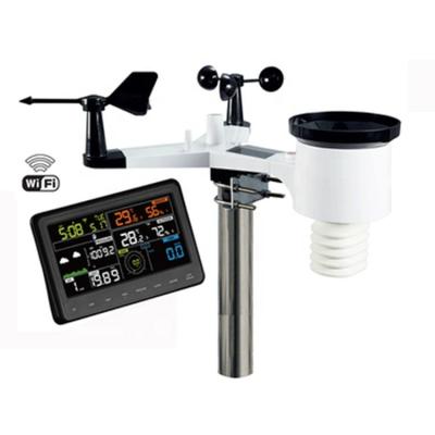 China Wireless Wifi Automatic Weather Station mit 868 MHz Frequenz und Regenvolumen Anzeige zu verkaufen