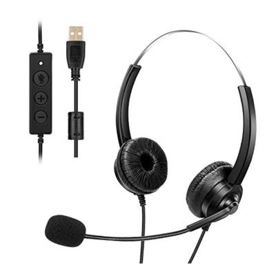 China Over Ear Noise Canceling Call Center Headset Headset Computer Earbuds Headphones USB Headsets Gaming Headset for sale