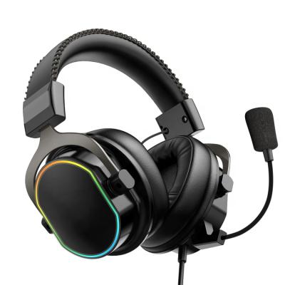 China RGB Light Gaming Headset for PS4/PS5/PC/Mac, Controller, Noise Canceling Over Ear Headphones with MIC, Bass Surround Soft Earmuffs for sale