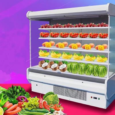 China Beverage Milk Vertical Display Cooler Fridge Freezer for Supermarket for sale