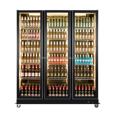 China Wind Cooling Counter Beverage Display Fridge Upright 490L~1700L à venda