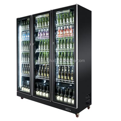 中国 White Light Portable Beverage Display Fridge Front Door 220V/50HZ Stainless Steel 販売のため