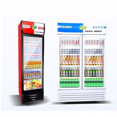 China Professional Manufacture Cheap Custom Display Glass Door Beverage Refrigerator vending dual zone refrigerator manufacturer for sale