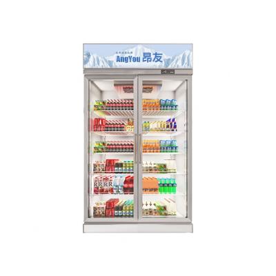 中国 Durable Using Beverage Display Fridge Custom Transparent Door Smart Magnet 販売のため