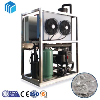 China Industrial factory direct 1 ton tube ice machine for mini ice making for sale