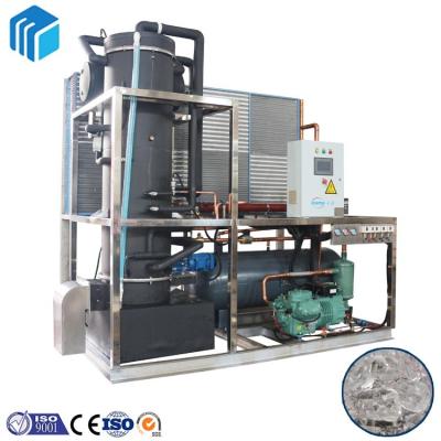 China Industrial factory direct high quality 10 tons 15 ton tube ice machine for Chile ice cream factory for sale