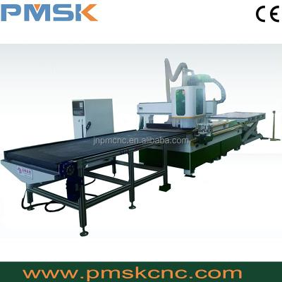 China MDF Cabinet Production Line 1300*2500*200mm CNC Wood Nesting Machine Wooden Furniture Working Production Line for sale