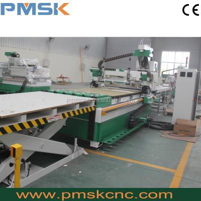 China 1325 Panel Furniture CNC Router Furniture Production Line 1325 1300*2500 1300*2500*200mm for sale