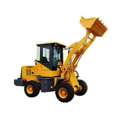 China Hotel High Operation Efficiency 1 Ton Load Capacity Mini Wheel Loader Lutong LT917 For Sale for sale