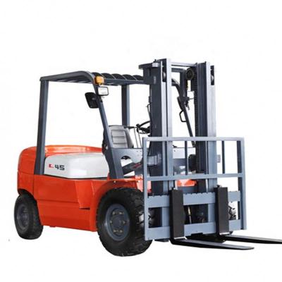 China Hotels promotion to buy cpcd40 4 ton diesel forklift in Hong Kong with Impoted engine for sale