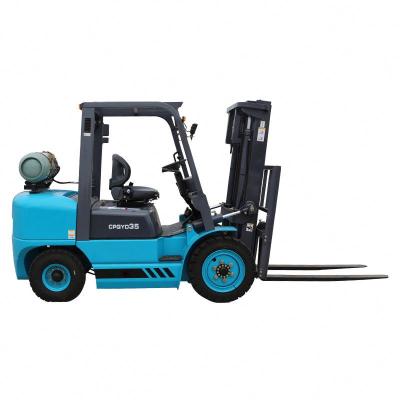 China High Efficiency HELI 3.5 Ton Gasoline LPG Forklift CPQYD35 for sale