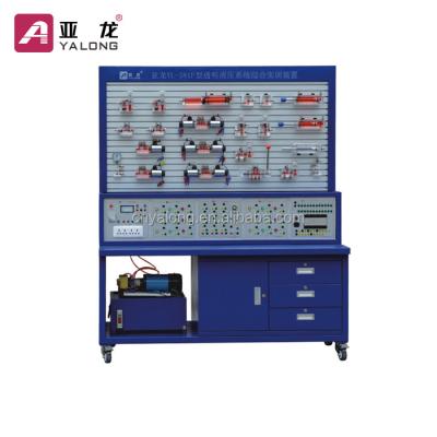 China Hydraulic circuit electronic educational kit-transparent integrated training equipment YL-381-F for sale