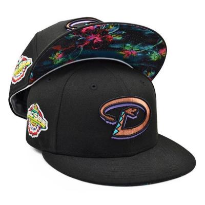 China 3D Embroidery Logo Hats Hats Custom Snapback Fitted Underbrim Baseball Cap for sale