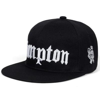 China JOINT Hot Sale Sports Caps 3d Embroidery Compton Logo Adjustable Baseball Cap Custom Fitted Brim Custom Hat Logo Snapback Hat for sale