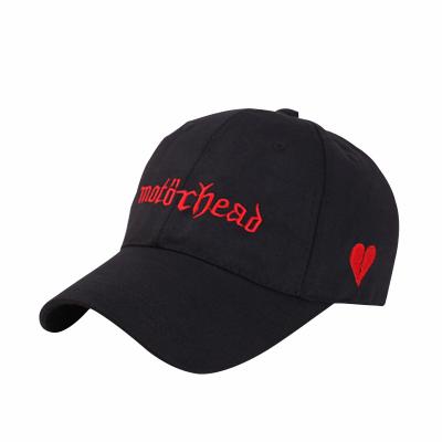 China Cheap COMMON Red Letter Embroidery Logo 3D Heart Cotton Hat Pink Brim Snapback Adjustable Flat Hats For Women Men for sale