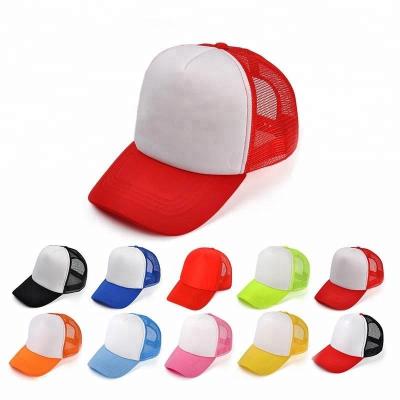 China Wholesale COMMON Sport Golf Custom Logo Promotional Gift 5 Panel Foam Mesh Gorras Gorros Streetwear Cotton Running Hat for sale