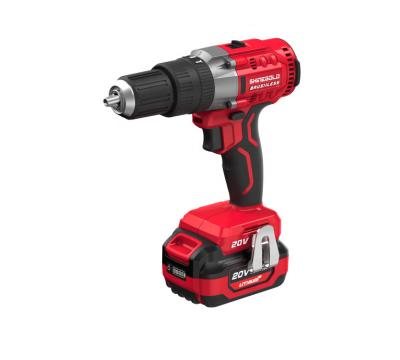 China 20V Dual Speed ​​Brushless Impact Drill 450/1600 RPM/min 13mm Full Metal for sale