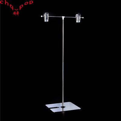 China Good Quality Telescopic Metal Table POP Poster Display Stand 135*135*1.2mm for sale